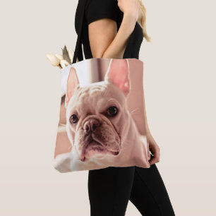 Franse bulldog Puppy Tote Bag