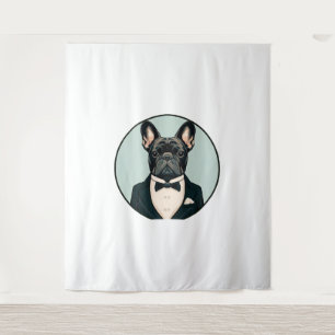 Franse bulldog Puppy Wandkleed