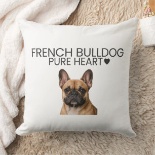 Franse Bulldog Pure Heart Kussenhoes Kussen