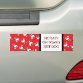Franse Bulldog Quote  Bumpersticker (Op auto)