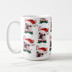 Franse Bulldog Ras Kersthond Patroon Koffiemok