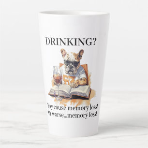 Franse Bulldog Read Drink kan geheugenverlies vero Latte Mok