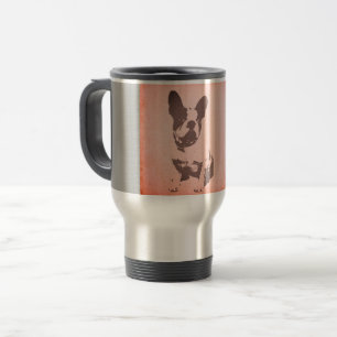 Franse bulldog reizen Mug Reisbeker