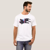 Franse Bulldog relaxing T-shirt (Voorkant volledig)