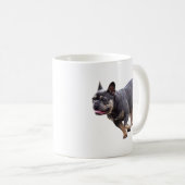 Franse Bulldog Rennend Koffiemok (Voorkant rechts)