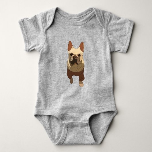 Franse Bulldog Romper (Voorkant)