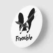 Franse bulldog ronde klok (Hoek)