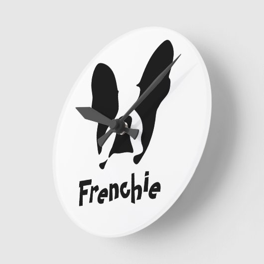 Franse bulldog ronde klok (Hoek)
