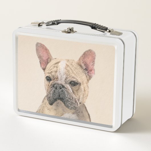 Franse Bulldog (Sable) schilderen - Cute Original  (Voorkant)