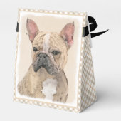 Franse Bulldog (Sable) schilderen - Cute Original  Bedankdoosjes (Achterkant)