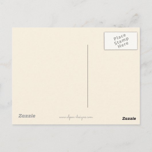 Franse Bulldog (Sable) schilderen - Cute Original  Briefkaart (Achterkant)