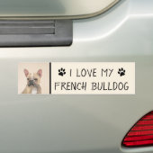 Franse Bulldog (Sable) schilderen - Cute Original  Bumpersticker (Op auto)