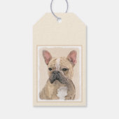 Franse Bulldog (Sable) schilderen - Cute Original  Cadeaulabel (Achterkant)