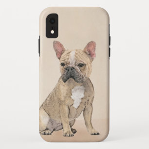 Franse Bulldog (Sable) schilderen - Cute Original Case-Mate iPhone Case