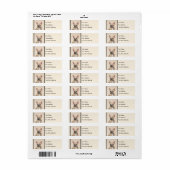 Franse Bulldog (Sable) schilderen - Cute Original Etiket (Full Sheet)