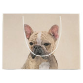 Franse Bulldog (Sable) schilderen - Cute Original  Groot Cadeauzakje (Voorkant)
