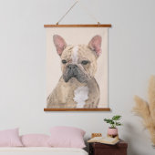 Franse Bulldog (Sable) schilderen - Cute Original  Hangend Wandkleed (Slaapkamer)