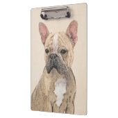Franse Bulldog (Sable) schilderen - Cute Original Klembord (Links)