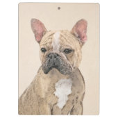 Franse Bulldog (Sable) schilderen - Cute Original Klembord (Achterkant)