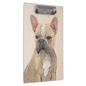 Franse Bulldog (Sable) schilderen - Cute Original Klembord (Rechts)