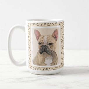Franse Bulldog (Sable) schilderen - Cute Original Koffiemok