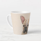 Franse Bulldog (Sable) schilderen - Cute Original  Latte Mok (Linkerhoek)