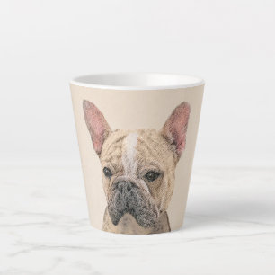 Franse Bulldog (Sable) schilderen - Cute Original  Latte Mok