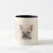 Franse Bulldog (Sable) schilderen - Cute Original  Mok (Midden)