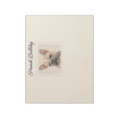 Franse Bulldog (Sable) schilderen - Cute Original  Notitieblok (Linkerzijde)