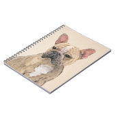 Franse Bulldog (Sable) schilderen - Cute Original  Notitieboek (Linkerzijde)