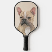 Franse Bulldog (Sable) schilderen - Cute Original  Pickleball Paddle (Achterkant)