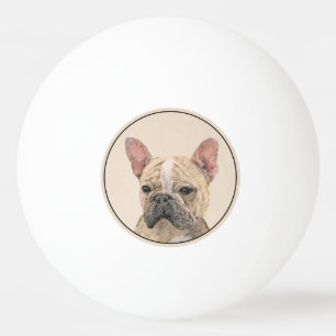 Franse Bulldog (Sable) schilderen - Cute Original  Pingpongbal