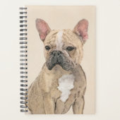 Franse Bulldog (Sable) schilderen - Cute Original  Planner (Voorkant)