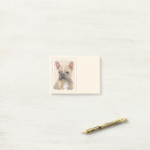 Franse Bulldog (Sable) schilderen - Cute Original  Post-it® Notes (Op bureau)