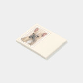 Franse Bulldog (Sable) schilderen - Cute Original  Post-it® Notes (Schuin)