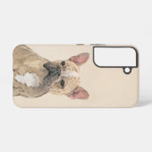 Franse Bulldog (Sable) schilderen - Cute Original  Samsung Galaxy Hoesje (Achterkant horizontaal)