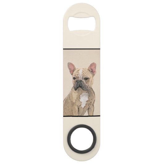 Franse Bulldog (Sable) schilderen - Cute Original  Speed Flessenopener (Achterkant)