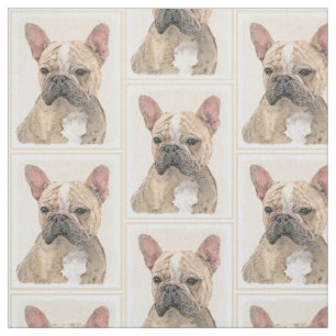 Franse Bulldog (Sable) schilderen - Cute Original  Stof