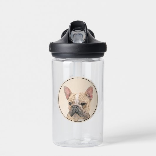 Franse Bulldog (Sable) schilderen - Cute Original  Waterfles (Voorkant)