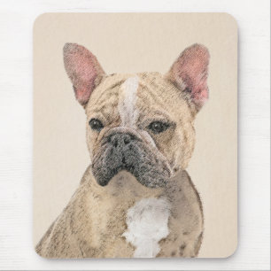 Franse Bulldog (Sable) Schilderij - Cute Originele Muismat
