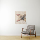 Franse Bulldog (Sable) Schilderij - Originele Cute Wandkleed (In situ)