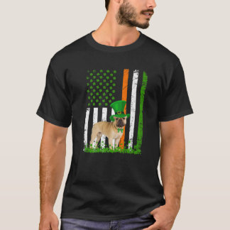 Franse Bulldog Saint Patrick's Day Dogs Lover Amer T-shirt