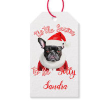 Franse Bulldog Santa Outfit