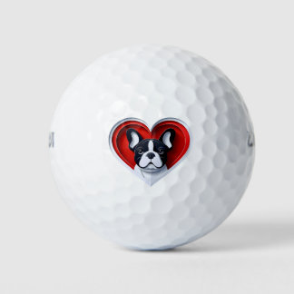 Franse Bulldog Schattige Franse Hond Liefhebber Golfballen
