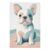 Franse Bulldog Schattige poster (Voorkant)