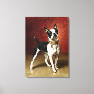 Franse Bulldog - schilderij van Carl Reichert Canvas Afdruk