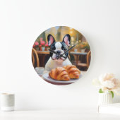 Franse Bulldog Serenity Impressionist Grote Klok (Huis)