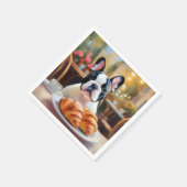 Franse Bulldog Serenity Impressionist Servet (Hoek)