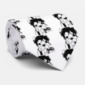 Franse Bulldog Series - Ed Scissorpaw Stropdas (Opgerold)