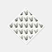 Franse bulldog servet (Hoek)